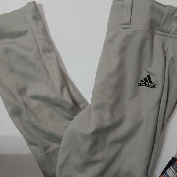 Adidas AEROREADY Baseball Pants Mens Medium M Gray Training Athletic - Picture 1 of 7